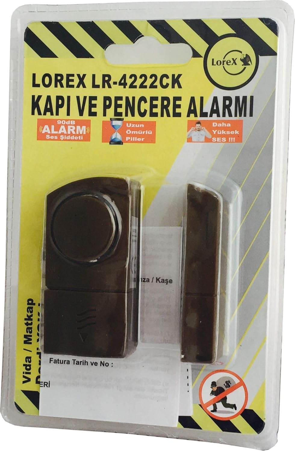 LR-4222CK Kahverengi Kapı Pencere Alarmı, Hırsız Alarmı, Hırsız Alarm Sistemi, Ev Alarm Sistemi