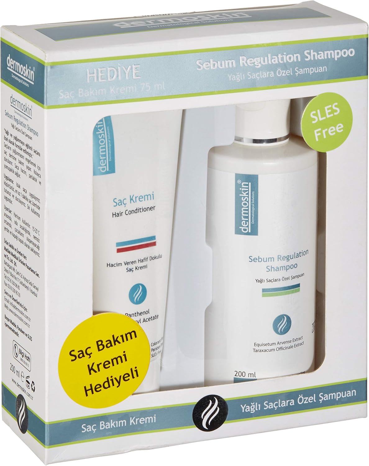 Alternative view of Yağli Saçlara Özel Hediyeli Kofre 1 Paket (1 x 200 ml)