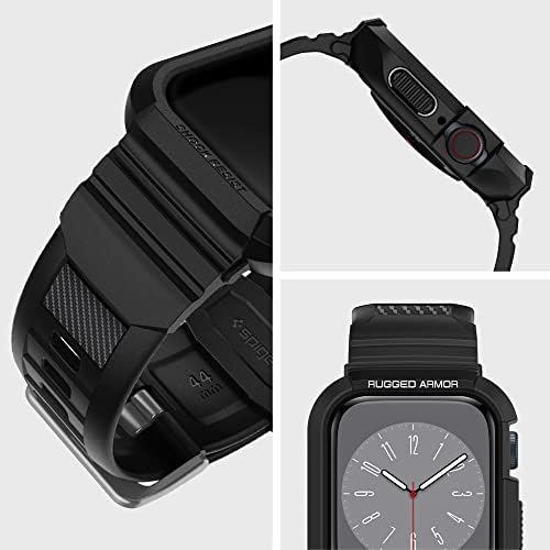 Seri 6/SE/5/4 (44mm) ile Uyumlu Kılıf Rugged Armor Pro (Kayış + Kılıf) / - 062CS25324