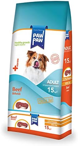 Alternative view of Pawpaw Yetişkin Köpek - Dana Etli (Biftekli) Kuru Mama 15 Kg