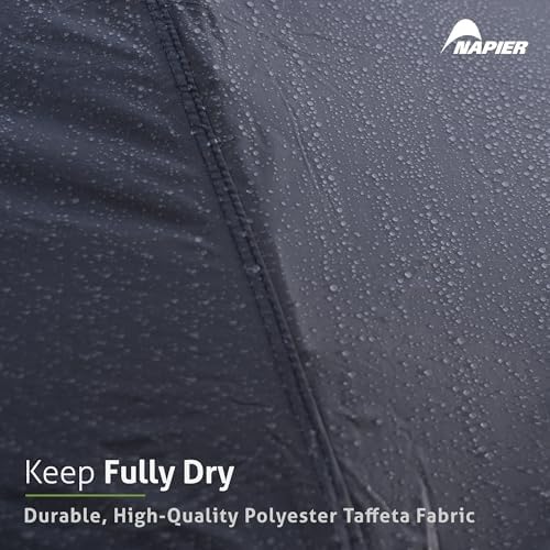 Napier Outdoors Napier Backroadz üniseks yetişkin kamyon çadırı, gri/yeşil, tam boy standart yatak (15,8-16,4 cm)