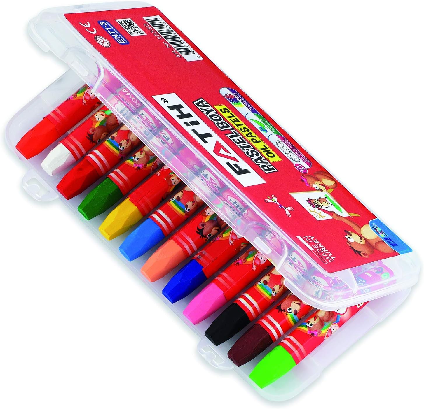 Alternative view of FATİH FA50350PB12RKS Pastel Boya, 12 Renk, Size (Çantalı)