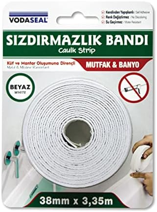 Alternative view of 53.01.007 Sızdırmaz Bant, Beyaz, 38mmx3.35m