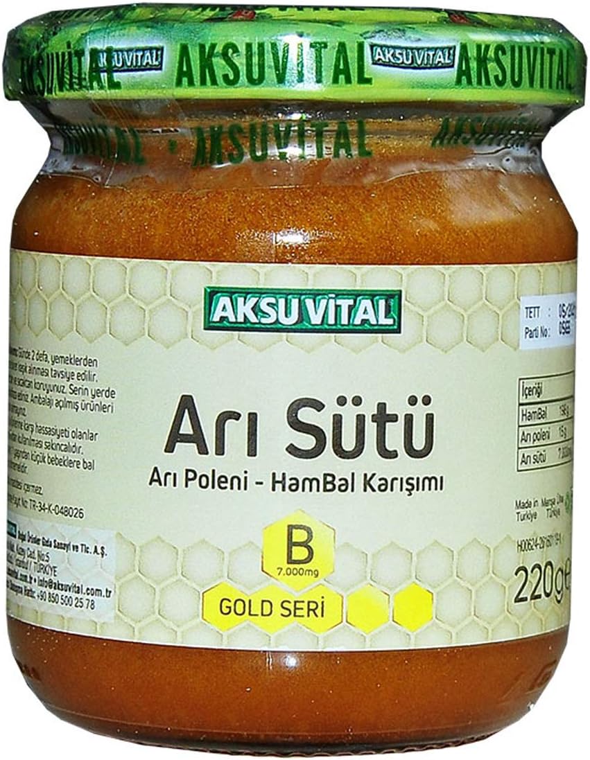 Aksu B Vitaminli Ham Bal Polen Karışımı Çocuk Arı Sütü 7.000 mg