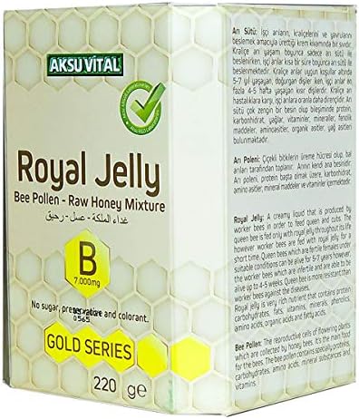 Alternative view of Aksu B Vitaminli Ham Bal Polen Karışımı Çocuk Arı Sütü 7.000 mg
