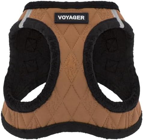 Alternative view of Voyager -In pelüş köpek koşum takımı, yumuşak pelüş, Pet Supplies küçük ve orta boy köpekler için yelek koşum takımı - bej pelüş, S (göğüs çevresi: 36,8-40,6 cm)