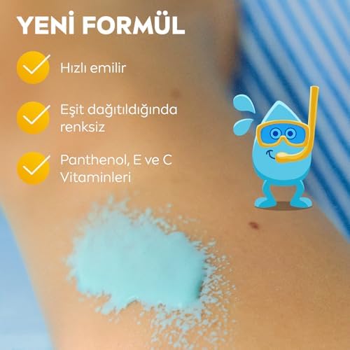 Alternative view of SUN SPF50+ Çocuklar İçin Yüksek Güneş Koruyucu Vücut Spreyi 200ml,Ekstra Suya Dayanıklı,E&C Vitamini
