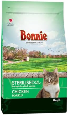 Bonnie Kuru Kedi Maması, Tavuklu, Yetişkin, Kısırlaştırılmış, Tüm Yaş ve Irklar, 1.5 Kg