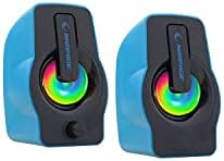 Alternative view of RMS-G7 FALSETTO 2.0 6 Watt RGB Ledli Mavi Multimedia Gaming USB Speaker