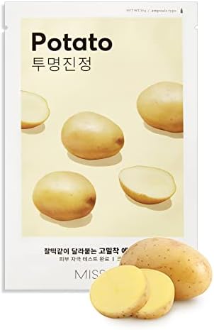 Airy Fit Patates Özlü Aydınlık Görünüm Sunan Yaprak Maske (1ad) Airy Fit Sheet Mask Potato