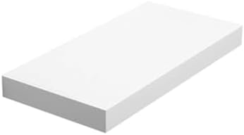 Duvar Rafı, kitaplar, resimler, dekorasyon, asılı Raf, 40 x 20 x 3,8 cm, ofis Rafı, MDF, Oturma Odası, mutfak, Koridor, Yatak Odası, banyo için, beyaz LWS24WT