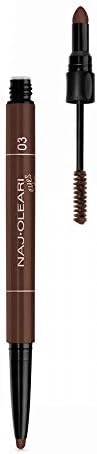 Alternative view of Naj Oleari 3 in 1 Perfect Brow Brunettes Kaş Kalemi, Göz Kalemi ve Maskara