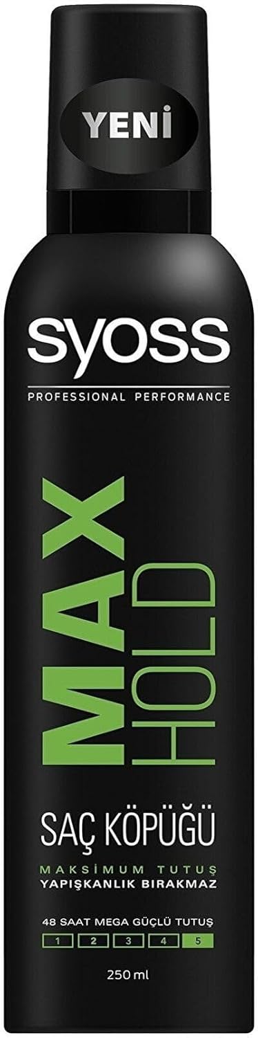 Syoss Max Hold Saç Köpüğü 250 ml