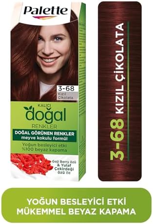 Alternative view of Kalıcı Doğal Renkler 3-68 Kızıl Çikolata Goji Özü & Yulaf Çekirdeği Özlü Saç Boyası