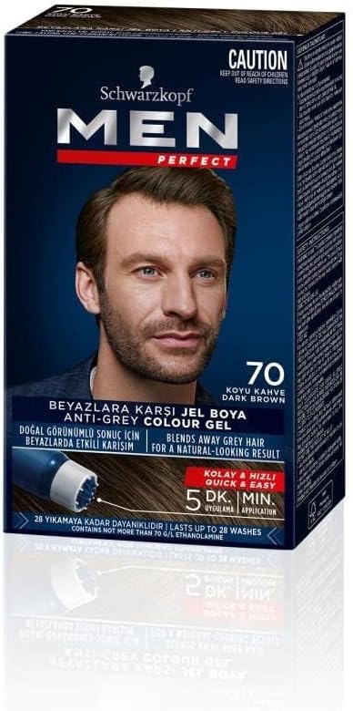 Alternative view of Men Perfect 70 Koyu Kahve Erkeklere Özel Saç Boyası