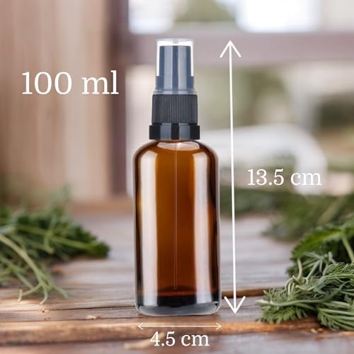 Alternative view of 10 x Eczacı Şişesi / Aroma Terapisi Cam Şişeleri, Yedek Şişeler, GL18, Siyah, Püskürtücü / Püskürtücü