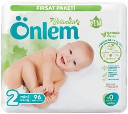 Alternative view of Önlem Botanika Bebek Bezi Fırsat Paketi Mini 96 Adet