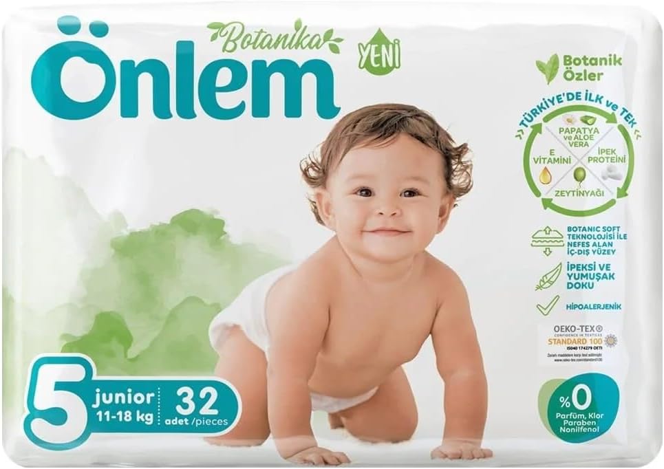 Önlem Botanika Bebek Bezi İkili Paket Junior 32 Adet
