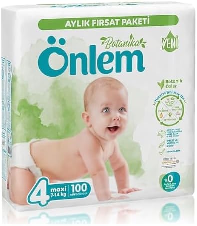 Alternative view of Önlem Botanika 4 Numara Maxi Bebek Bezi Fırsat Paketi 100 Adet
