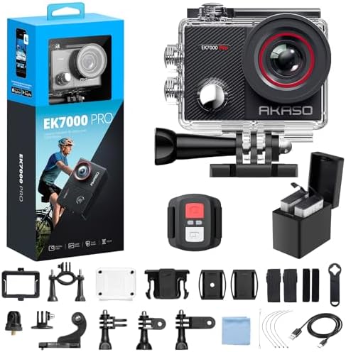 Alternative view of EK7000 Pro 4K Aksiyon Kamerasi - Dokunmatik Ekran - 40m Derinlik - Genis Acili