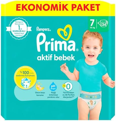 Alternative view of Bebek Bezi Aktif Bebek 7 Beden 34 Adet XX Large Fırsat Paketi