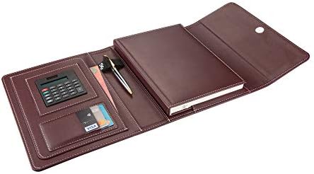 Alternative view of 2K 5211 Ajanda Tarihsiz Çizgili 17 x 24 cm Ajanda/Defter Hesap Makineli Deri Organizer, Bordo