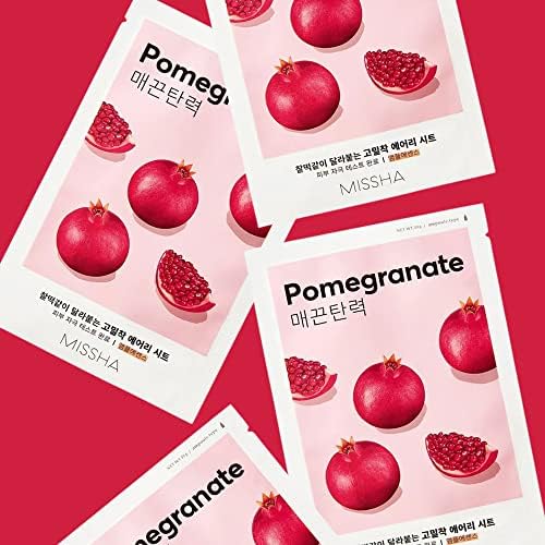Nar Özlü Yaşlanma Karşıtı Bakım Sunan Yaprak Maske (1ad) Airy Fit Sheet Mask Pomegranate