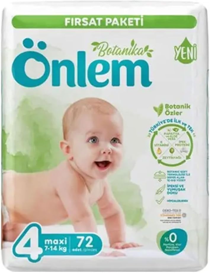 Önlem Botanika Bebek Bezi Fırsat Paketi Maxi 72 Adet