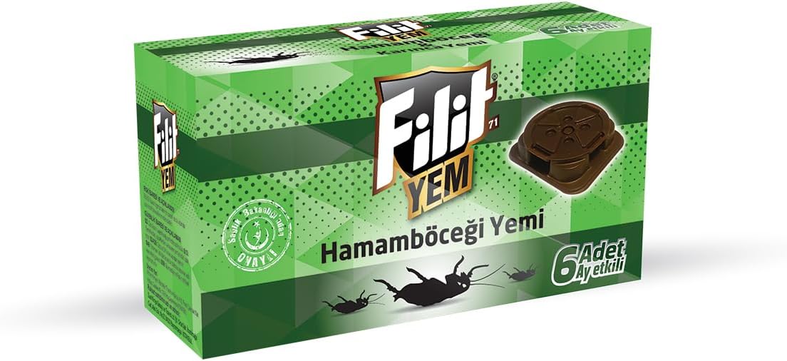 FILIT Hamam Böceği Yemi 6 Parça 1 kg