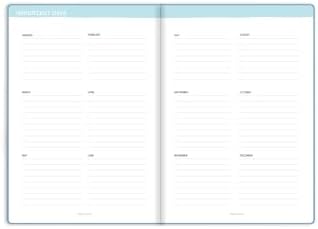 Alternative view of Le 15x21 Süresiz Planlayıcı Ajanda Defter Mavi
