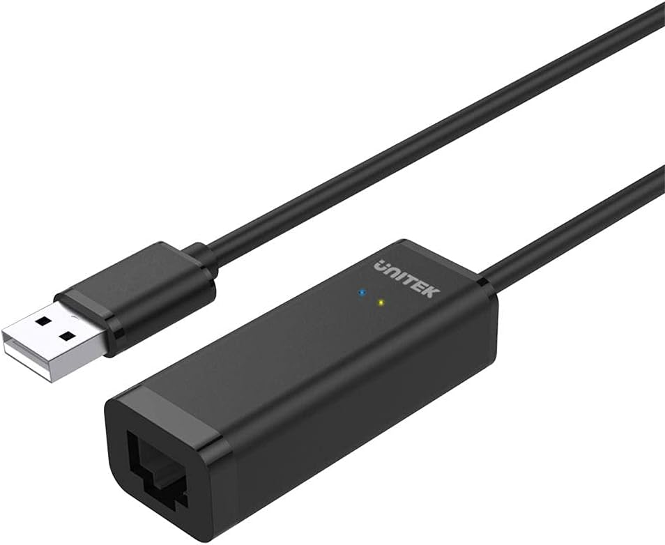 UNITEK Y-1468 USB2.0 - Ethernet 10/100Mbps dönüştürücü siyah
