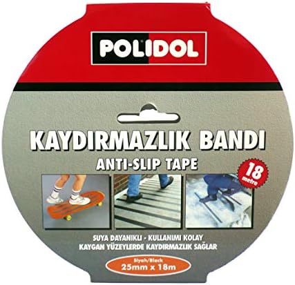Alternative view of Zemin Kaydırmazlık Bantı 25 mm x 18,3 m Siyah