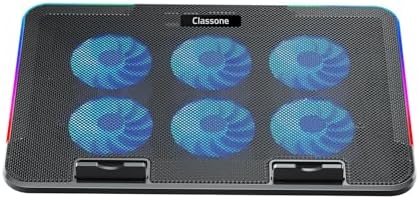 Alternative view of Gaming M60 Laptop Soğutucu, 2500 RPM,10 RGB ışık kontrolü, 15.6-17 inch, Hız kontrolü, 6 Büyük fan,Telefon standı, 2 USB