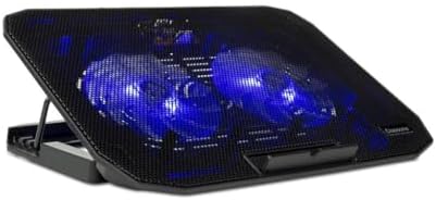 M40 Gaming Laptop Soğutucu Notebook Standı, Mavi Led,14-15.6-17 inch uyumlu, 2 Fan, 2 Usb