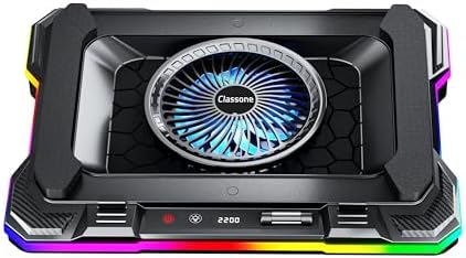Alternative view of GT100 Gaming Laptop Sogutucu 2200RPM, Rgb Işıklı, LED Display Notebook soğutucu stand
