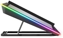 Alternative view of Gaming GT200 Laptop Soğutucu Notebook Stand, 3000 RPM,10 RGB ışık kontrolü, 15.6-17 inch, Hız kontrolü, 2 Büyük fan,Telefon standı, 1 TYPE-C Usb,1 USB