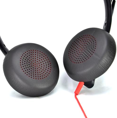 Alternative view of defean Voyager Focus UC Kulak Pedleri - Yedek Kulak Yastığı Kılıfı Poly Voyager Focus UC, Plantronics Voyager Focus UC B825 Binaural, BLACKWIRE 5220 5210 7225, Voyager Focus 2 UC USB-A kulaklık