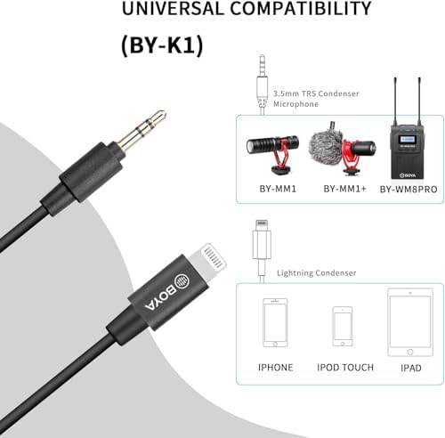 Alternative view of Boya BY-WM8 Pro-K2 UHF Çift Kanallı Kablosuz Mikrofon Sistemi