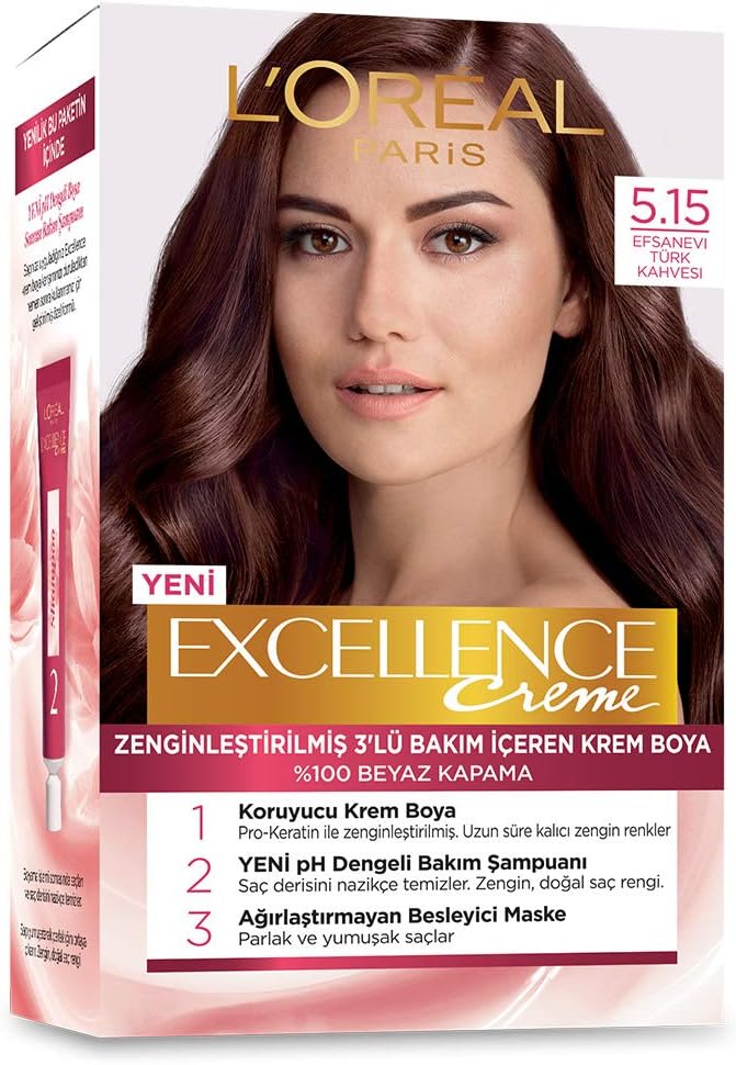 Excellence Creme 5.15 Efsanevi Türk Kahvesi Saç Boyası