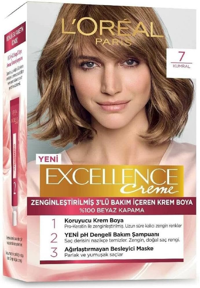Alternative view of Excellence Creme 7 Kumral Saç Boyası