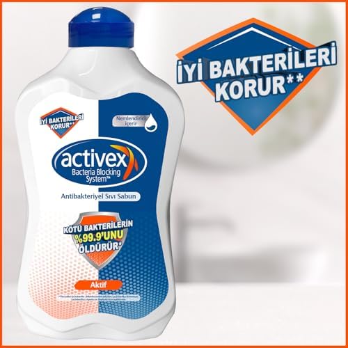 ACTIVEX Sıvı Sabun, Aktif, 1.5 Litre