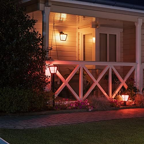Hue and Ambiance Econic Akıllı Led bahçe lambası, dış mekan için, kısılabilir, 16 milyon renk