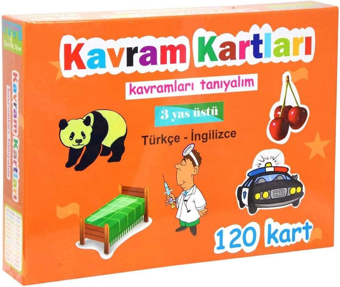 Alternative view of Oyuncak KZL-145 Kavram Kartları-120 Kart