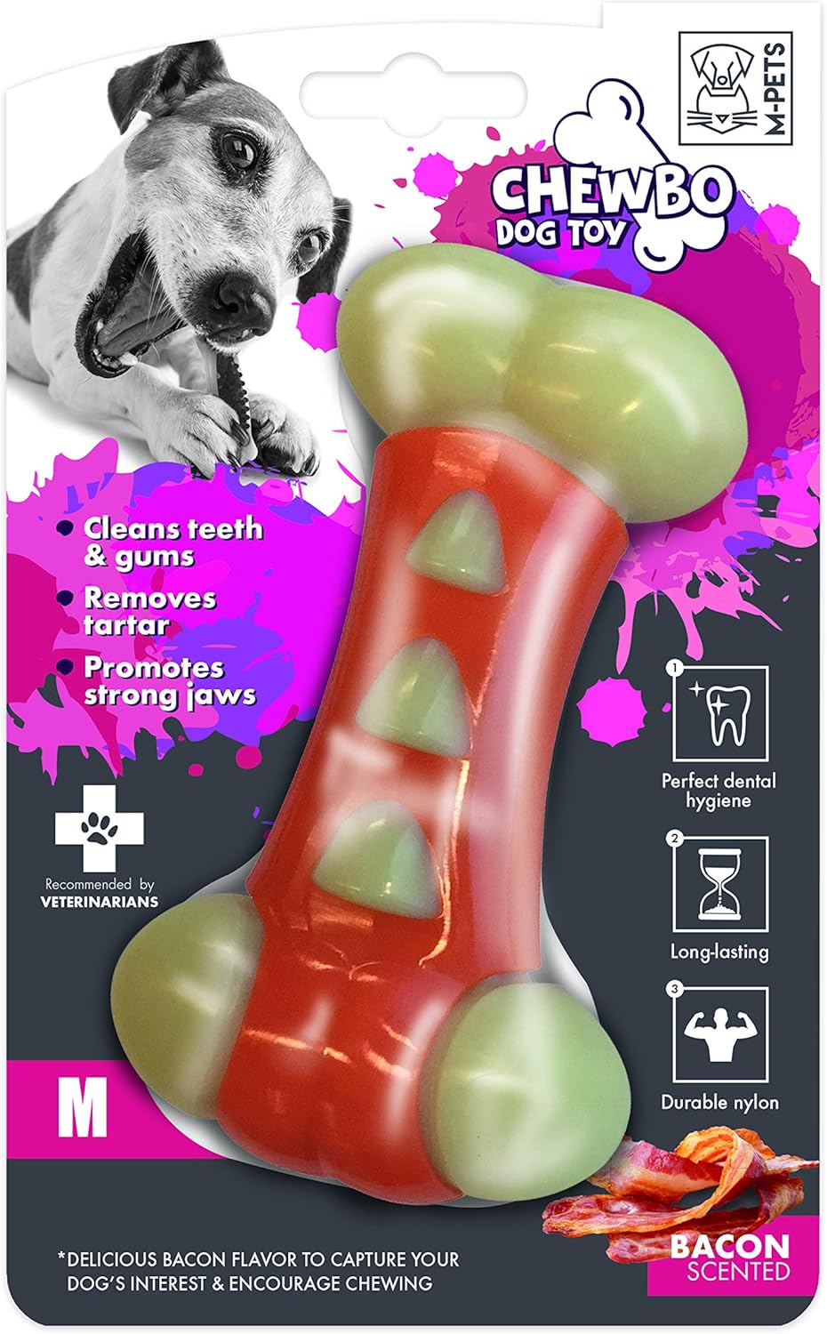Alternative view of M-Pets Chewbo Trıbone Dental Et Aromalı Köpek Oyuncağı M
