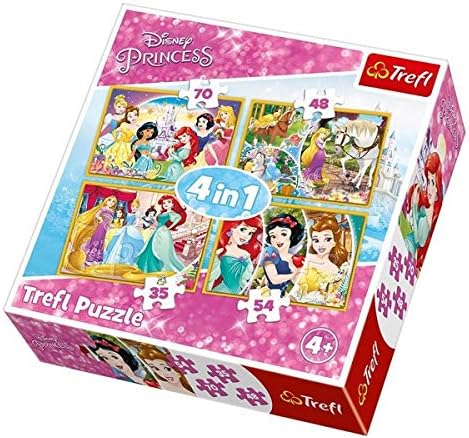 Alternative view of Çocuk Puzzle Happy Day of Princesses/ Prin 35+48+54+70 Parça 4 in 1 Puzzle