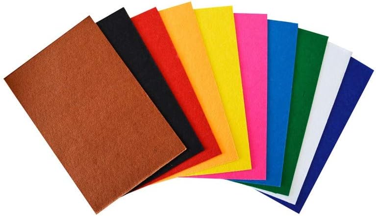 Keçe 10 Renk 10'Lu 50 x 70 cm