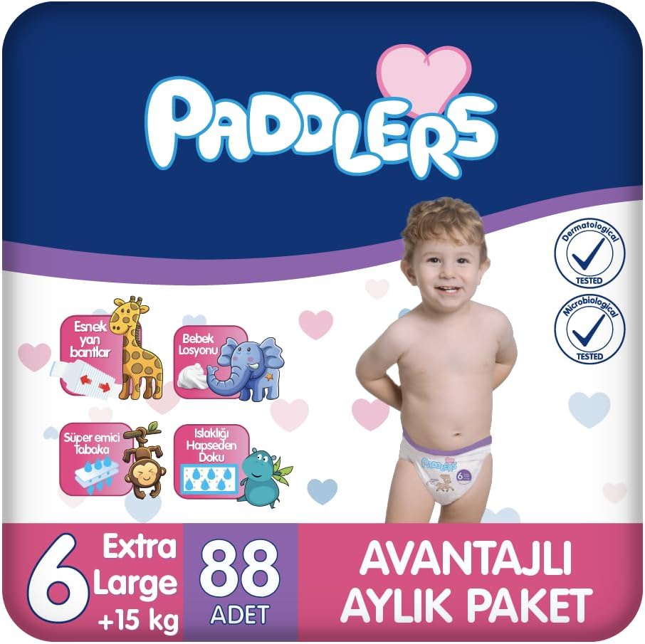 Alternative view of Bebek Bezi 6 Numara X-Large (15+ Kg) 88 Adet – Aylık Paket