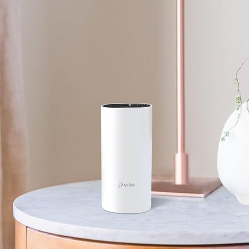 Alternative view of Deco M4 1-pack, AC1200 Mbps, Dual-Band, Gigabit Portları, 100 Cihaza Kadar Bağlanılabilirlik, Mobil Uygulama ile Kolay Kurulum, Wi-Fi 5 Mesh Sistemi