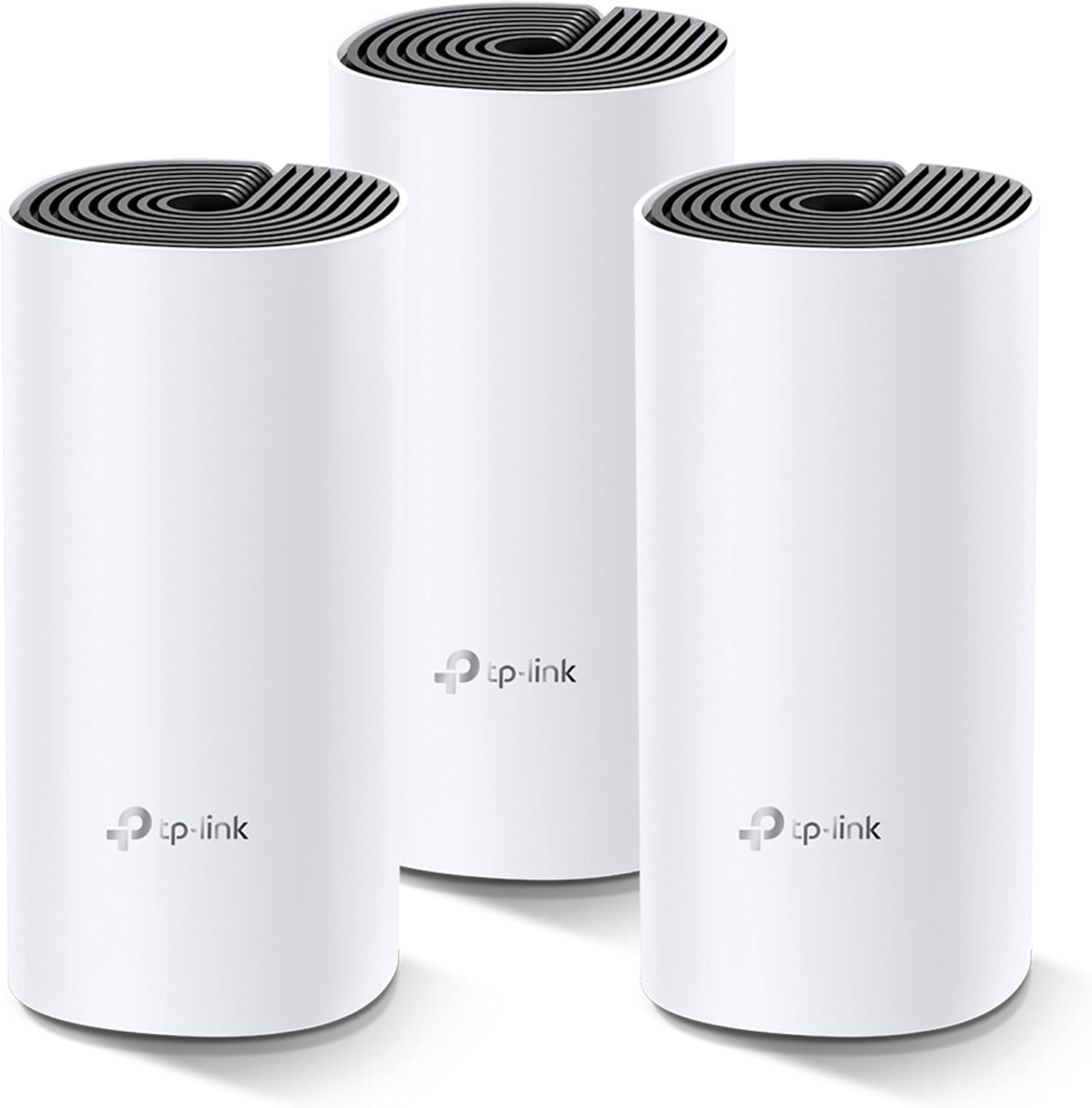 Alternative view of Deco M4 3-pack, AC1200 Mbps, Dual-Band, Gigabit Portları, 100 Cihaza Kadar Bağlanılabilirlik, 370 m²'ye Kadar Kapsama, Mobil Uygulama ile Kolay Kurulum, Wi-Fi 5 Mesh Sistemi