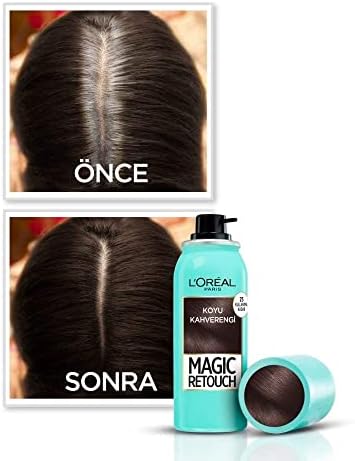 L'Oréal Paris Retouch Beyaz Dipleri Kapatıcı Sprey - Koyu Kahverengi (75 ml)